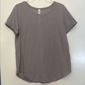 Lululemon Athletica Gray Short Sleeve Relaxed Tee